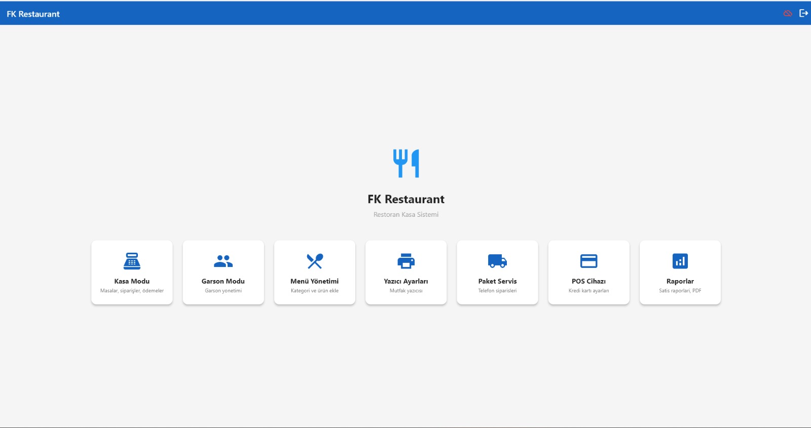 FK Restaurant Ana Ekran